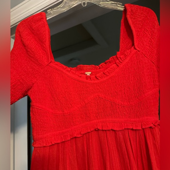 Free People Long Red Dress - Picture 3 of 6